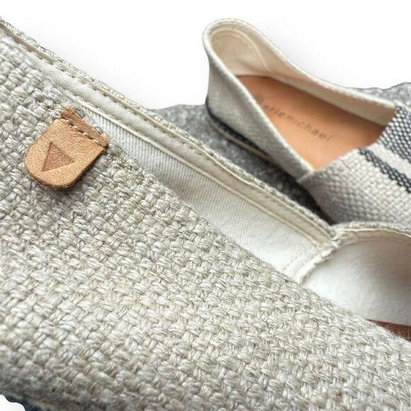 Eric Michael Women's Beige Canvas Slip-On Espadrille Flats EU 40 US 9.5 - 10 - Picture 10 of 14